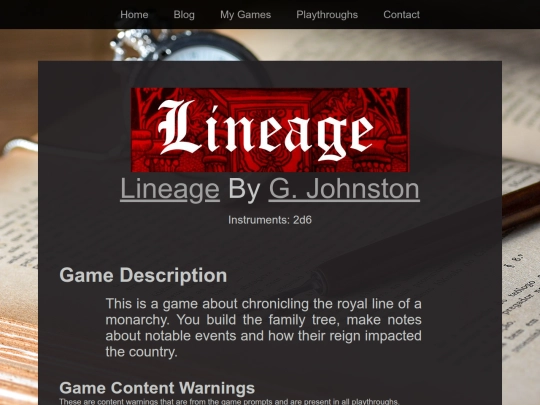 Playthroughs/lineage-johnston screenshot
