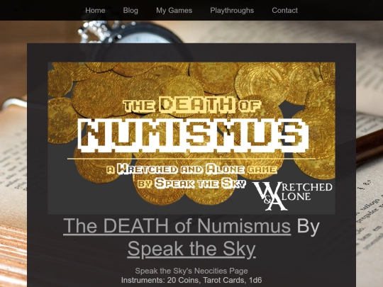 Playthroughs/numismus screenshot