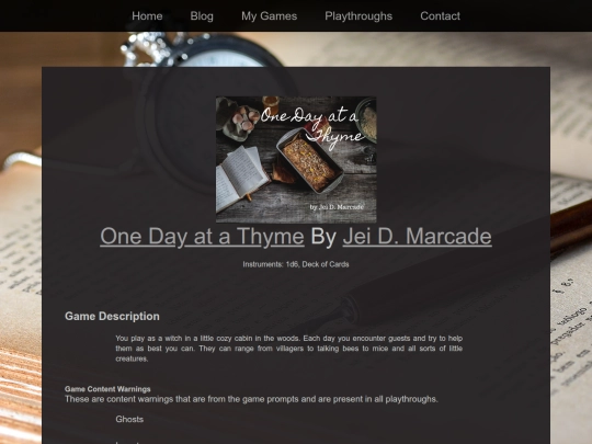 Playthroughs/onedaythyme screenshot