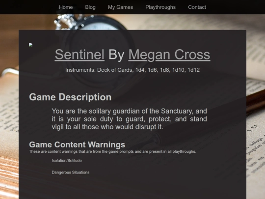 Playthroughs/sentinel screenshot