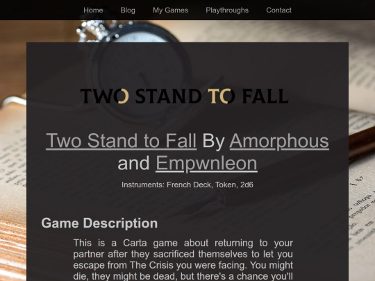 Playthroughs/two-stand-to-fall screenshot