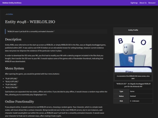 trea-database-4/entitypages/Entity048 screenshot