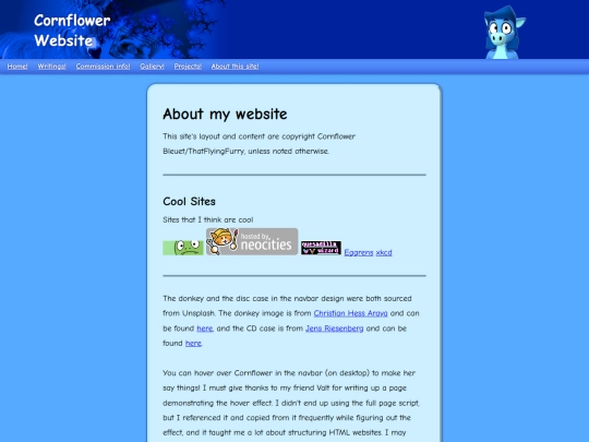 aboutsite screenshot