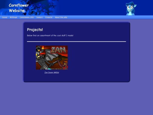 projects screenshot