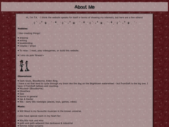 aboutme screenshot