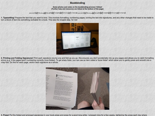 bookbinding screenshot