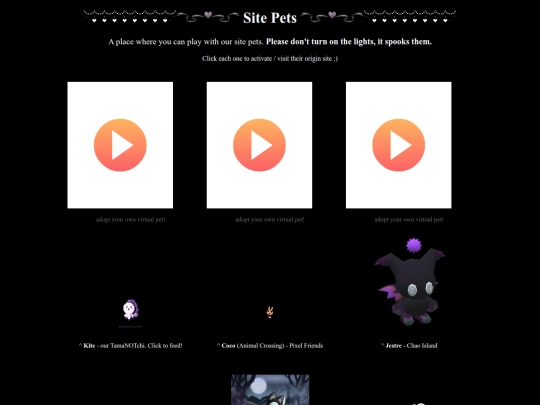 sitepets screenshot