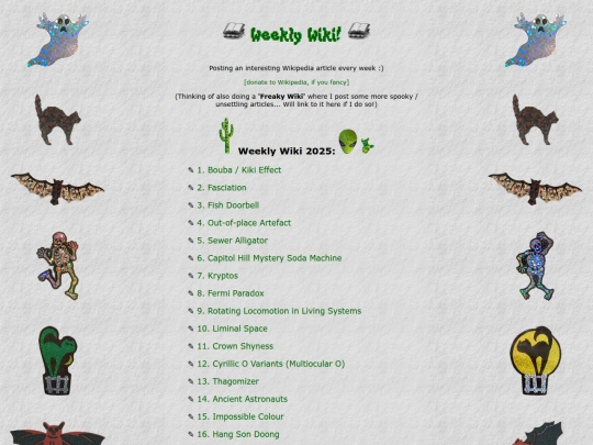 weeklywiki screenshot