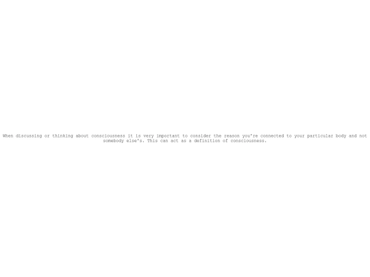 consciousness screenshot