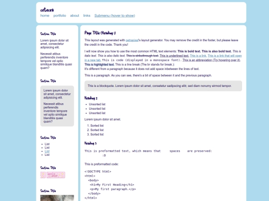 index screenshot
