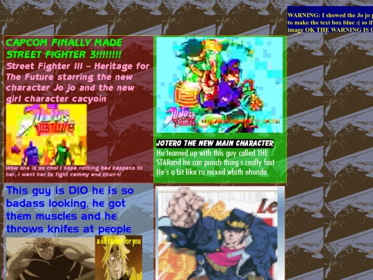 JOJO screenshot