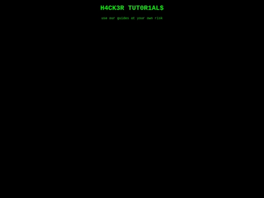 index screenshot