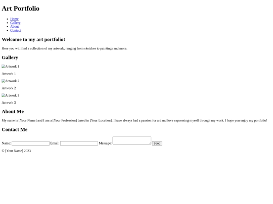 portfolio screenshot