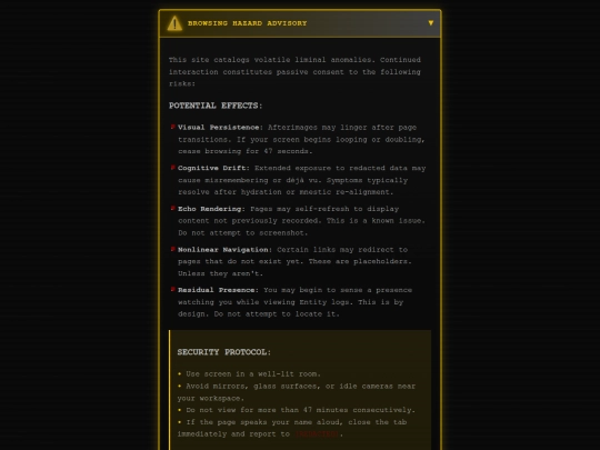 advisory screenshot