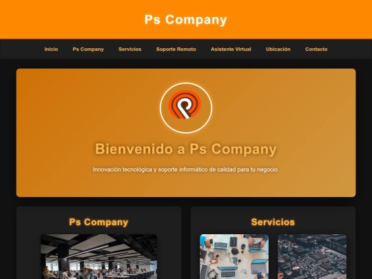 pagina screenshot