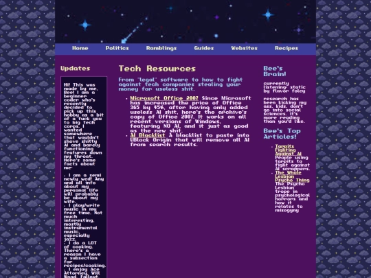 pages/tech screenshot