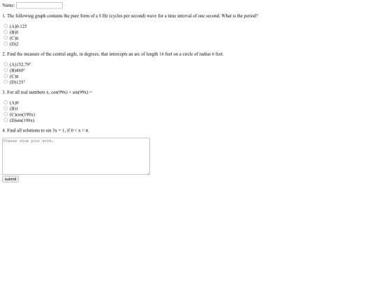 Math screenshot