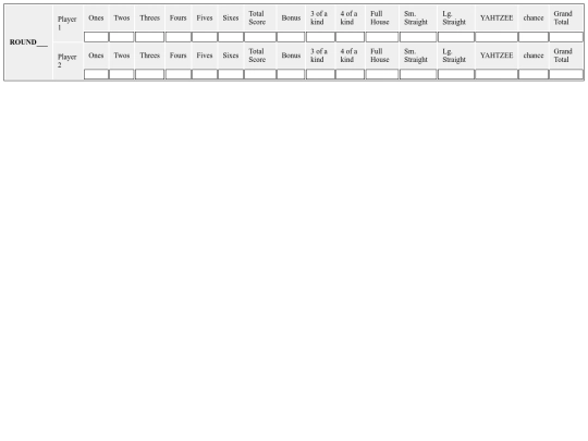yahtzee screenshot