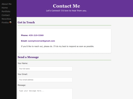contact screenshot