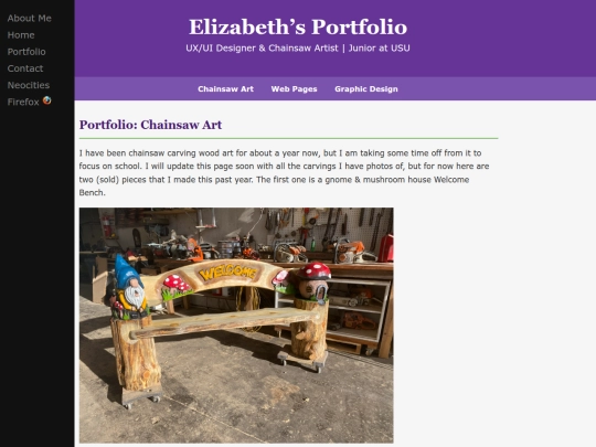 portfolio-chainsawart screenshot