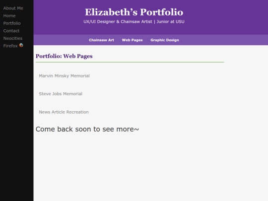 portfolio-webpages screenshot