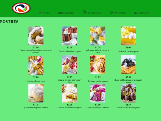Html/Postres screenshot