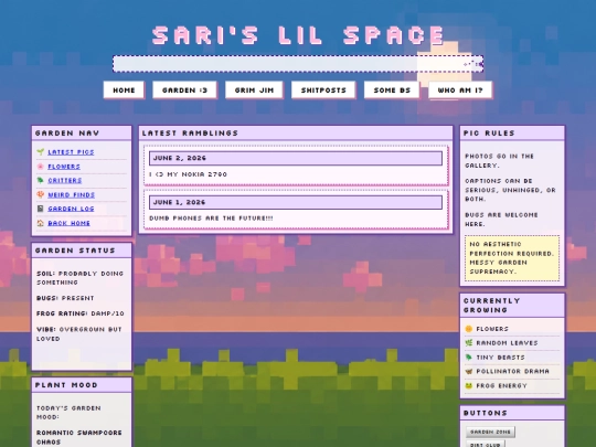 blog screenshot