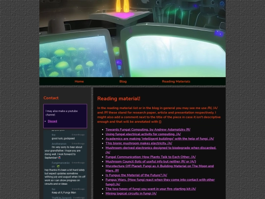 links screenshot