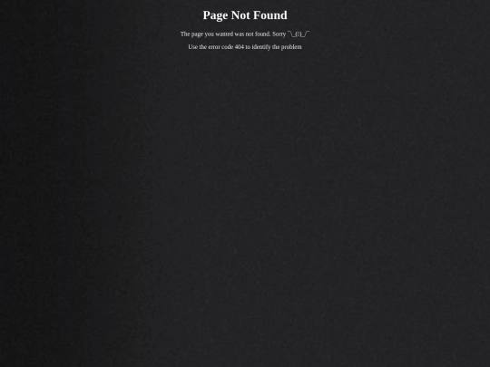 not_found screenshot