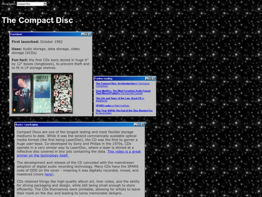 cd screenshot