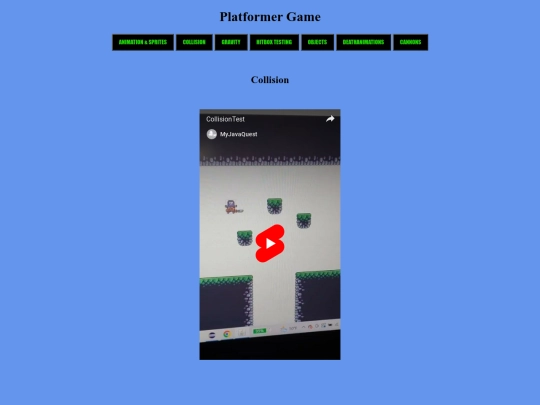 Collision screenshot