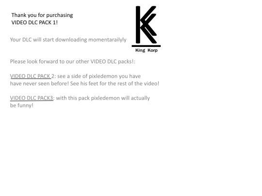 CONFIRMATION screenshot