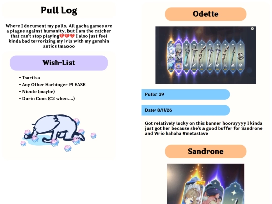 SHRINEgenshinpulls screenshot