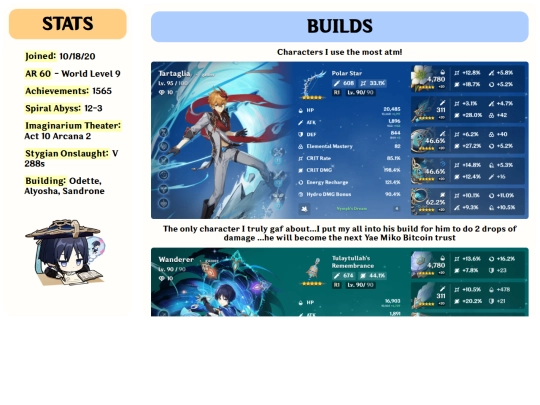 SHRINEgenshinstats screenshot