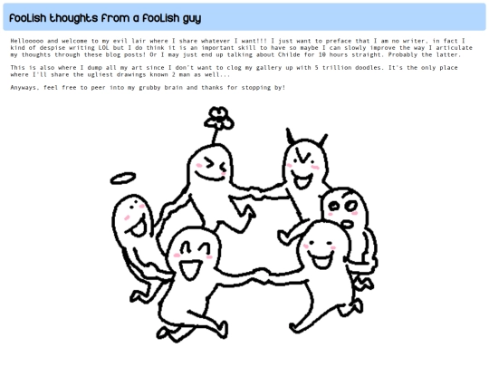 bloglanding screenshot
