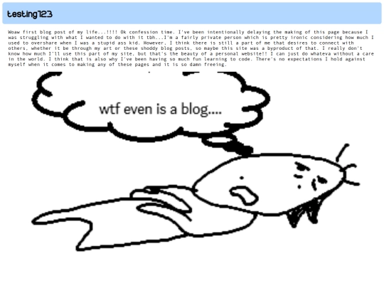 blogtest screenshot
