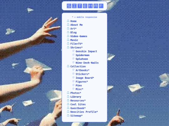 sitemap screenshot
