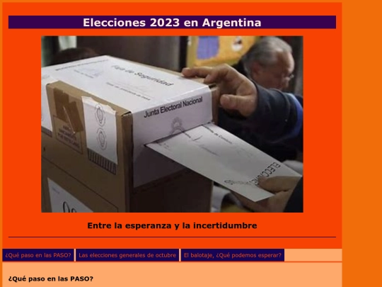 Elecciones23 screenshot