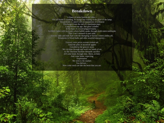 breakdown screenshot