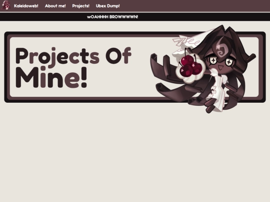 projects screenshot