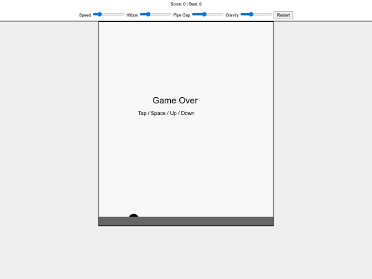 flappybird screenshot
