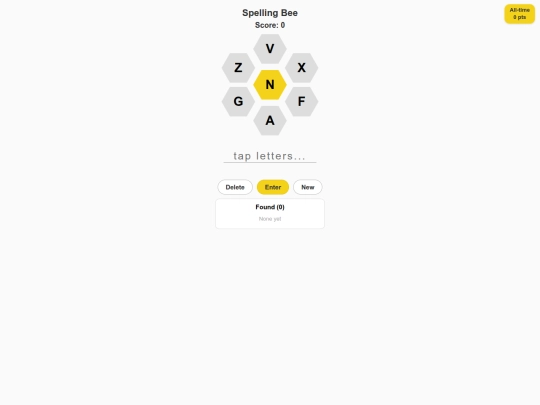 spellingbee screenshot