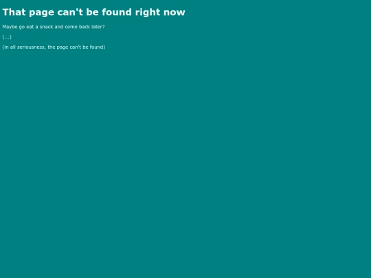 not_found screenshot