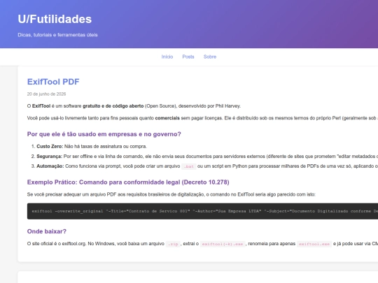 index screenshot