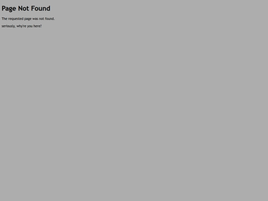 not_found screenshot