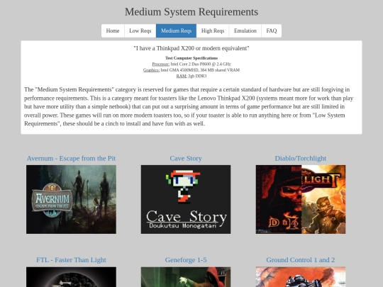 mediumperf screenshot