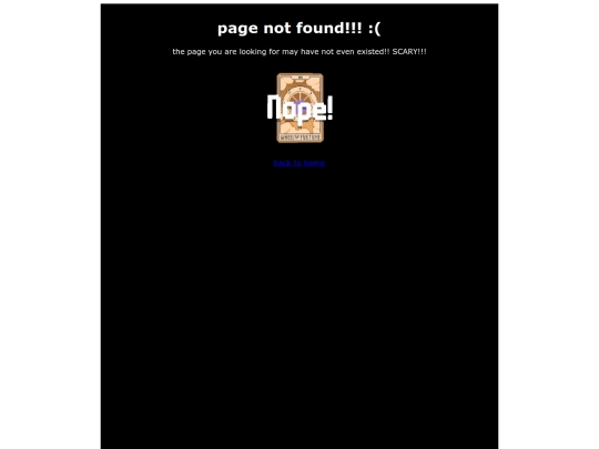 not_found screenshot