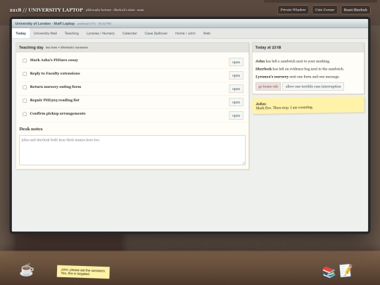 sherlock screenshot
