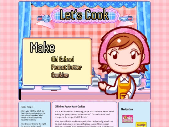 pHiLoSoPhY/Recipes/Desserts/Old-School-Peanut-Butter-Cookies screenshot