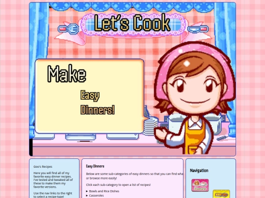 pHiLoSoPhY/Recipes/EasyDinners/Home screenshot
